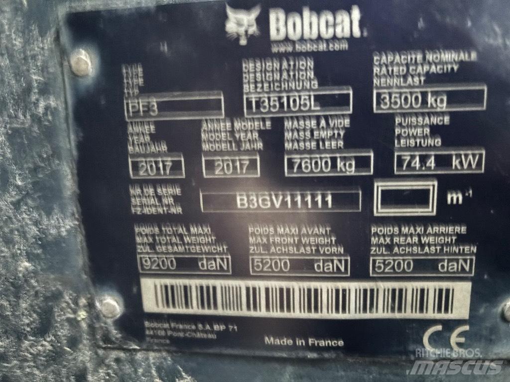Bobcat T 35.105 L Manipulador telescópico