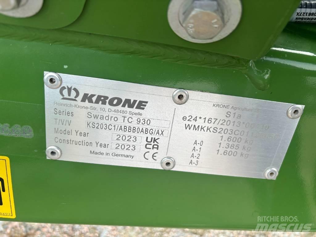 Krone Swadro TC 930 Gadanheiras-fileiras