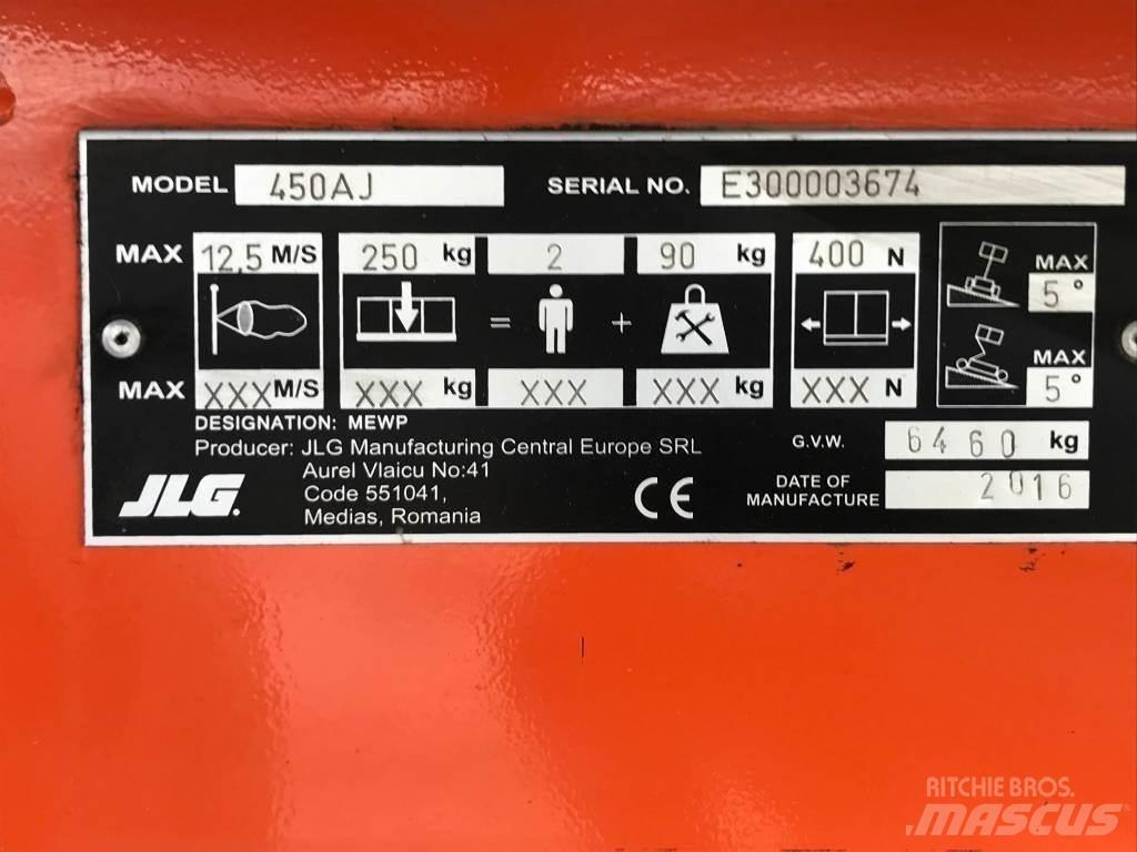 JLG 450 AJ Elevadores braços articulados