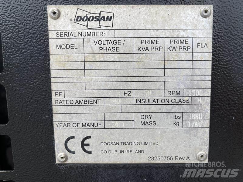 Doosan G 40 Geradores Diesel