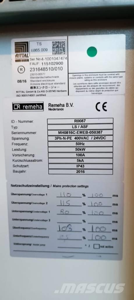  Remeha ELW 50-100 Geradores Gás