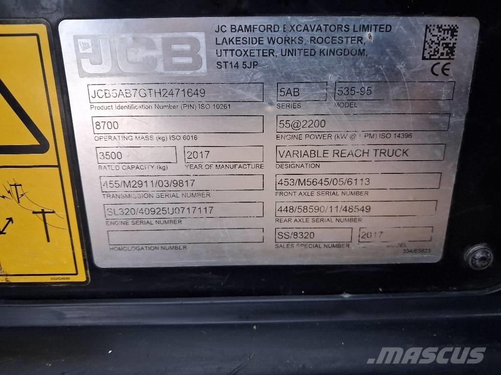 JCB 535-95 JOYSTICK Manipulador telescópico