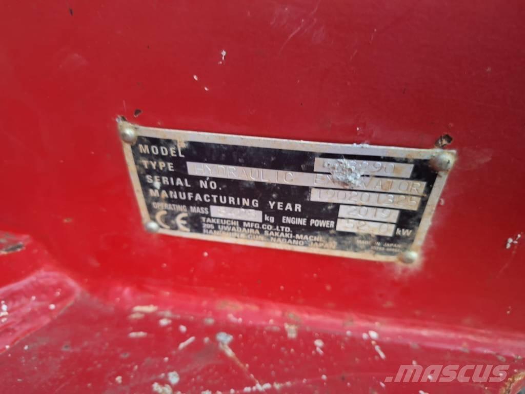 Takeuchi TB 290 Escavadoras Midi 7t - 12t