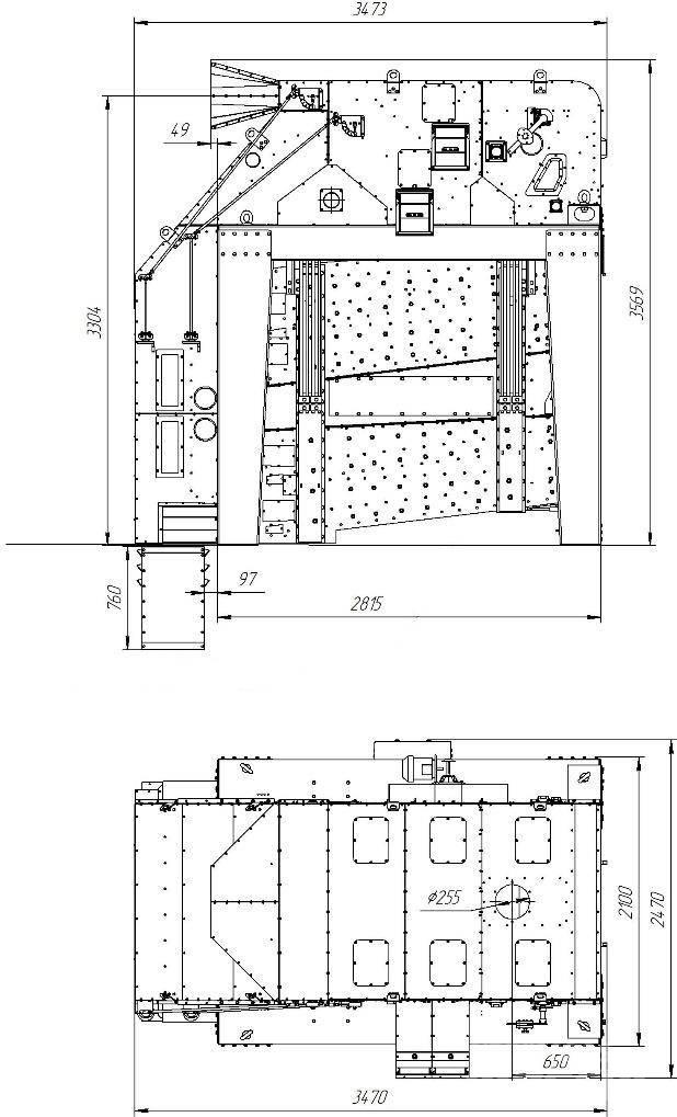  4 GRAIN SVR-120 Equipamento de limpeza de grãos