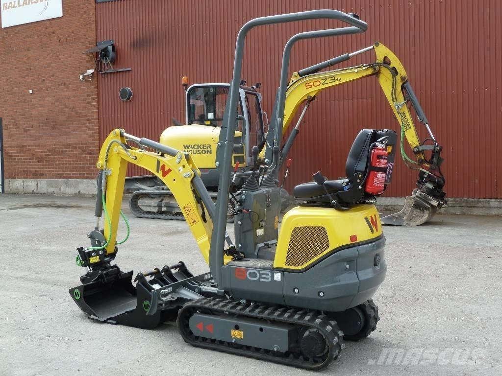 Wacker Neuson 803 Miniescavadeiras