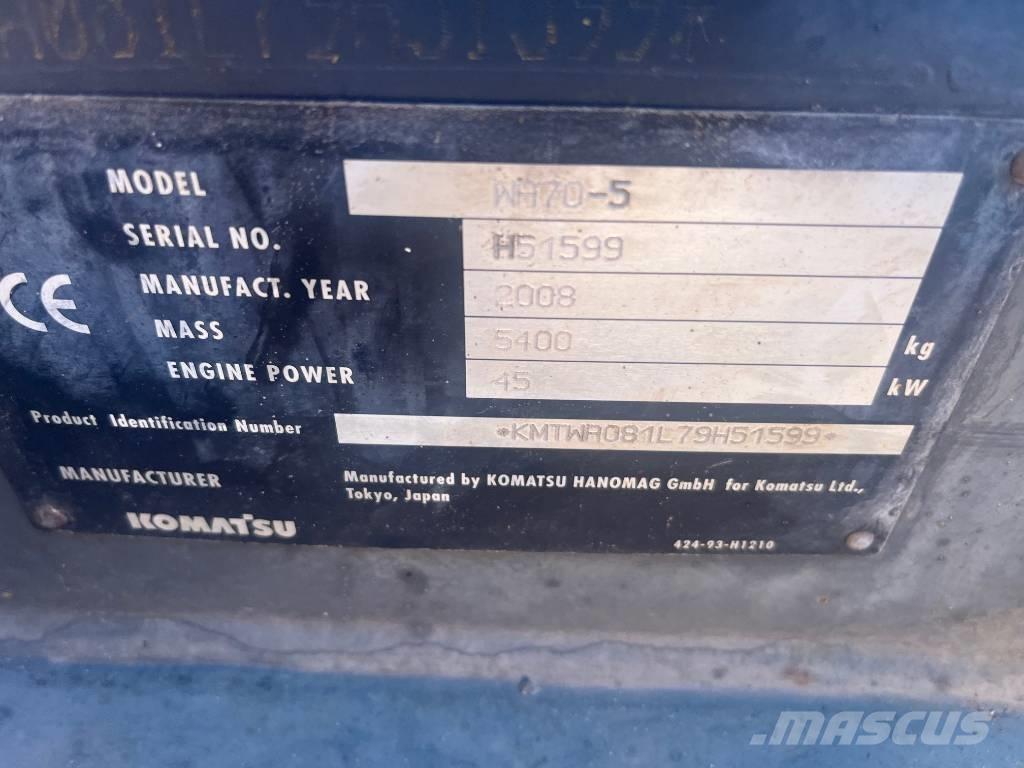Komatsu WA 70-5 Mini carregadoras