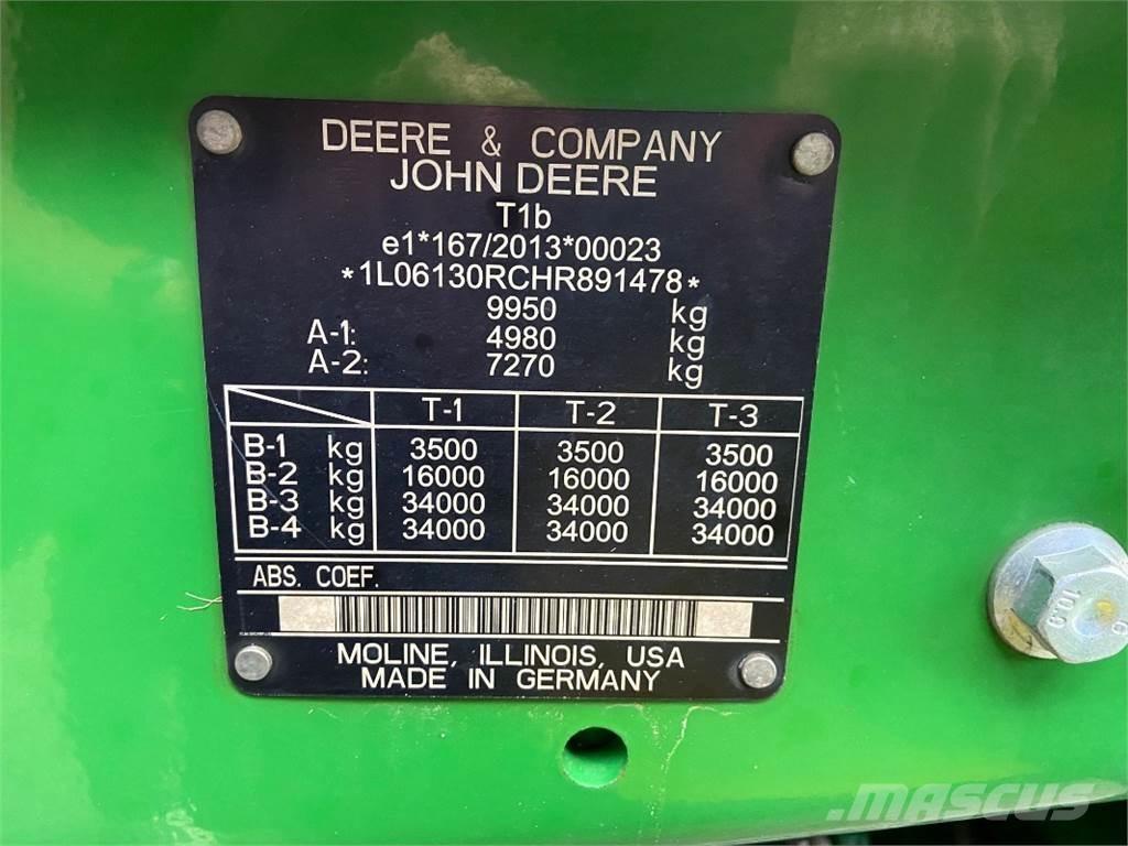 John Deere 6130R Tratores Agrícolas usados