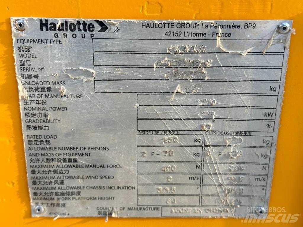 Haulotte OPTIMUM 8 Elevadores de tesoura