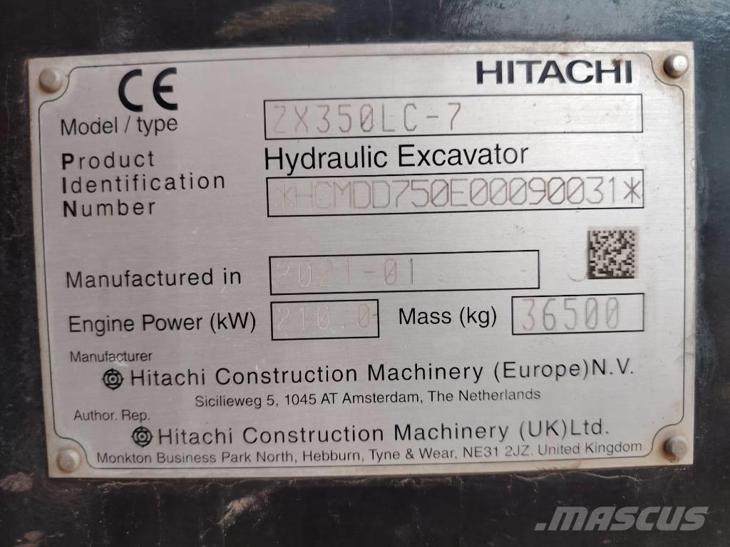 Hitachi 350LC Escavadeiras de esteiras