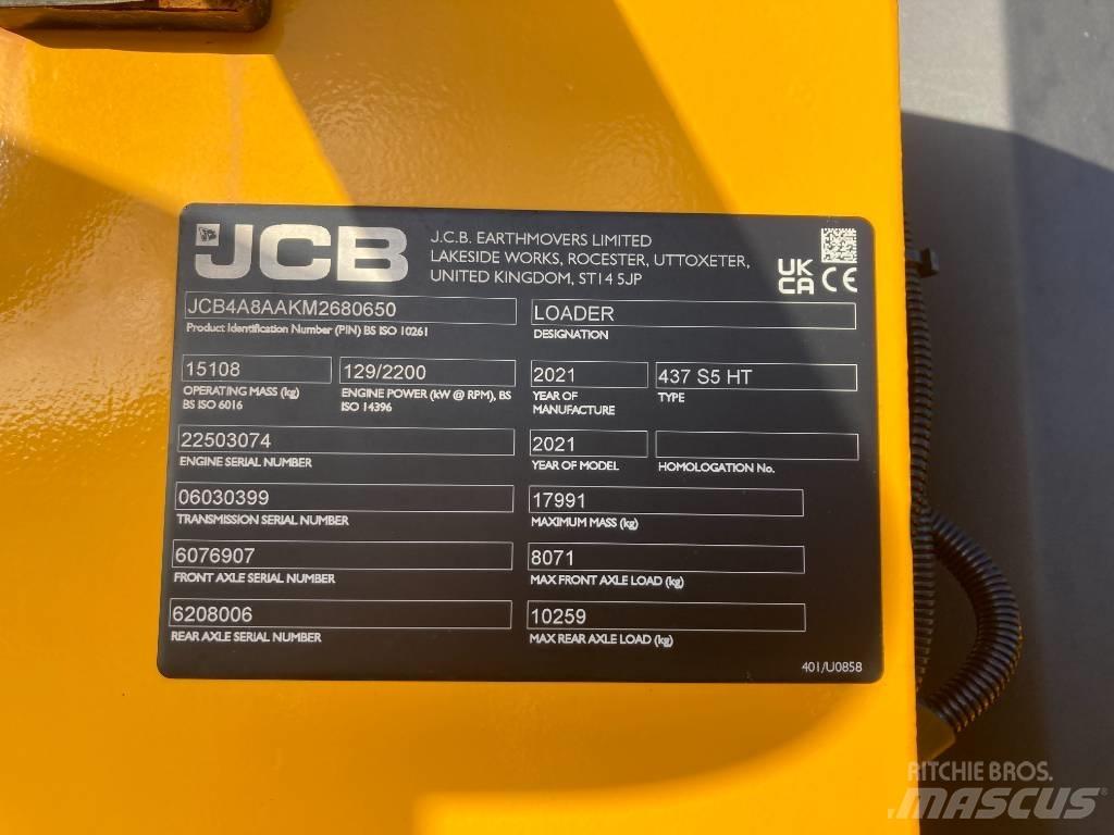 JCB 437 HT Carregadeiras de rodas