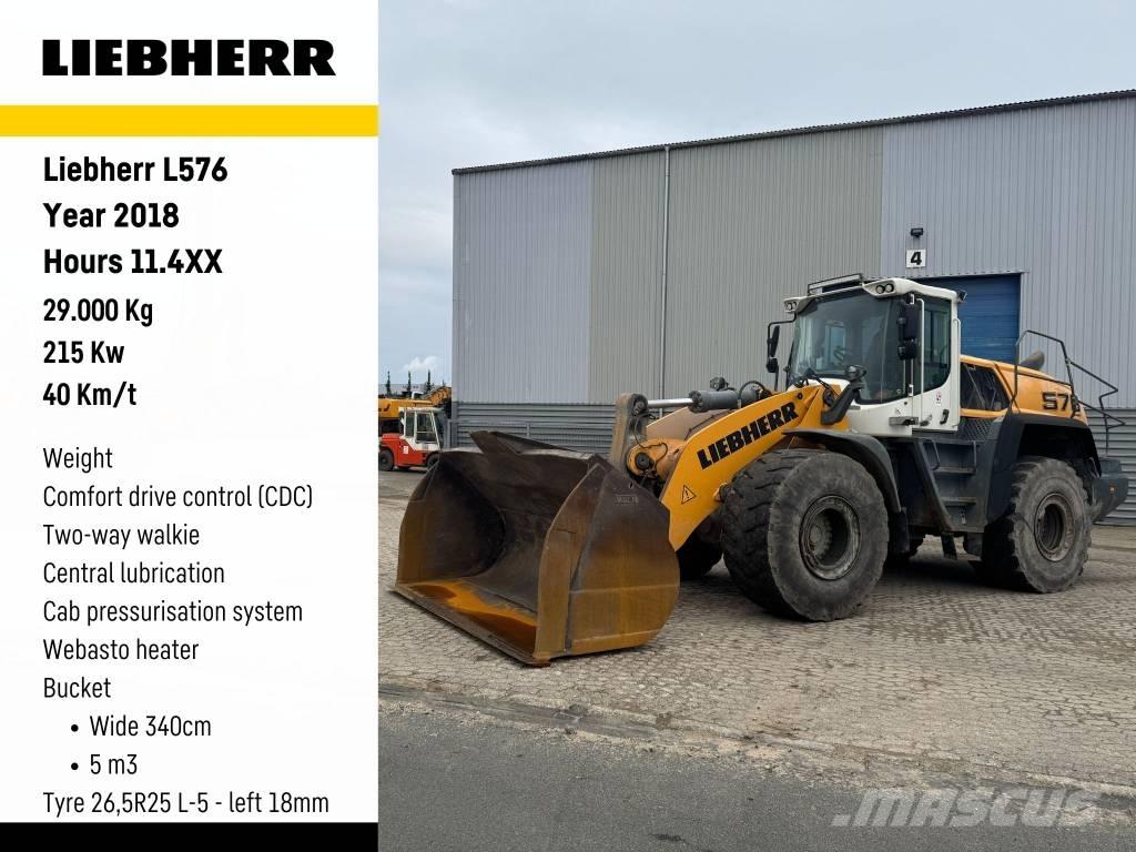 Liebherr L576 Carregadeiras de rodas