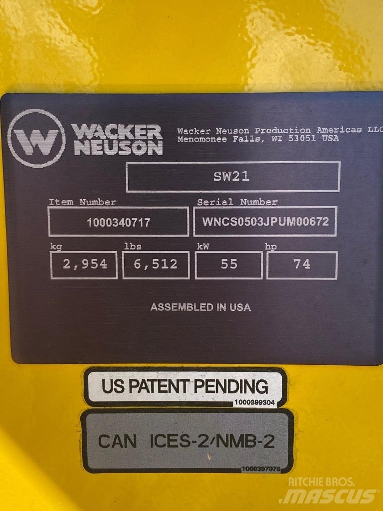 Wacker Neuson SW21 Minicarregadeiras
