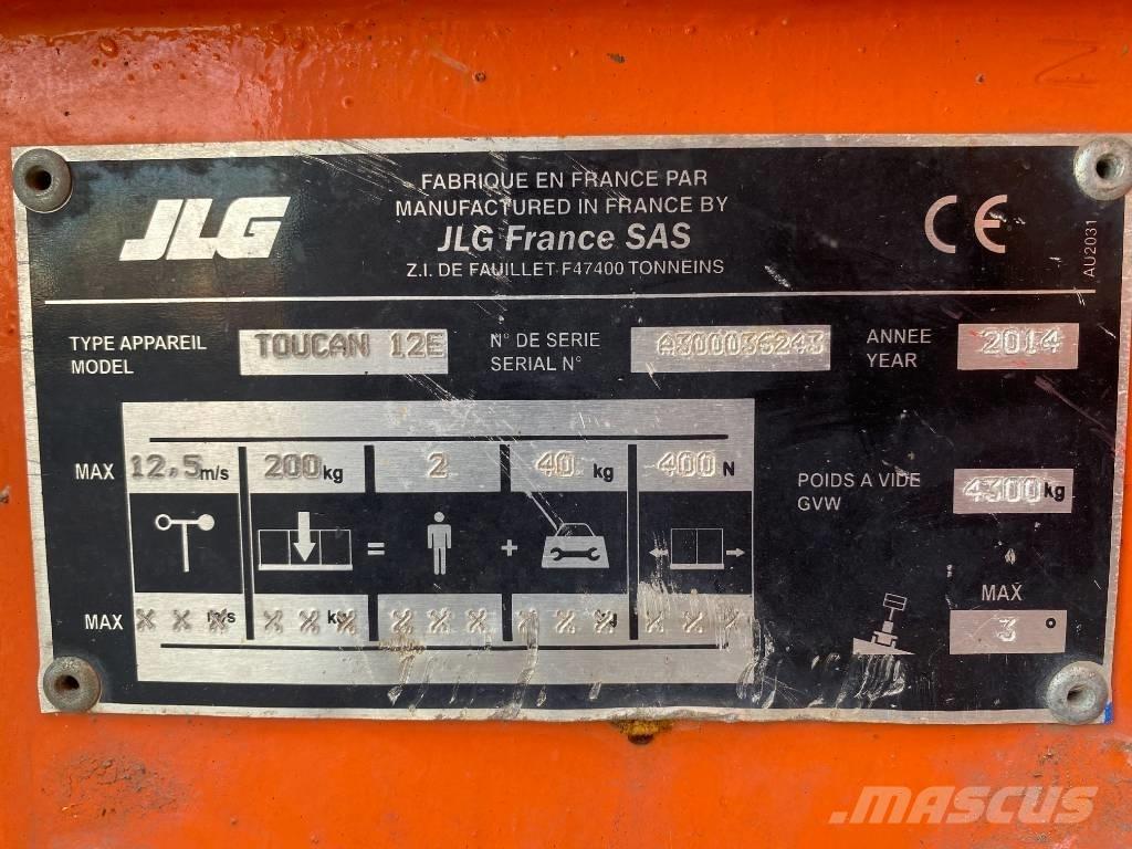 JLG Toucan 12 E Elevadores braços articulados
