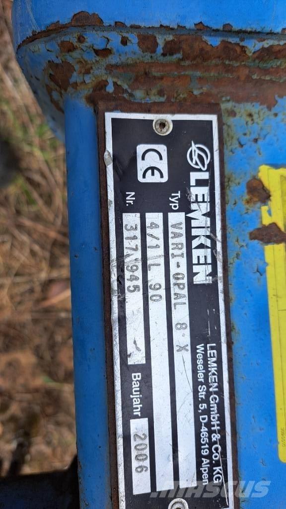Lemken Variopal 8 X Charruas reversíveis