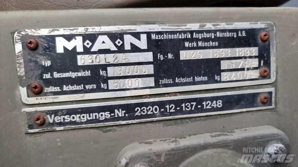 MAN 630 Caminhões de caixa fechada