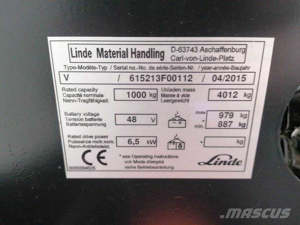 Linde V-48 Preparadoras de encomendas de baixa elevação