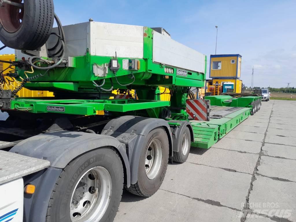 Goldhofer tiefbett Semi Reboques Carga Baixa