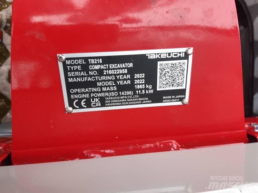Takeuchi TB216 V2 Miniescavadeiras