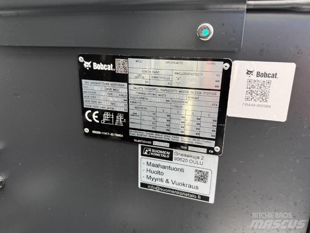Bobcat B35NS Trukki Empilhadores eléctricos