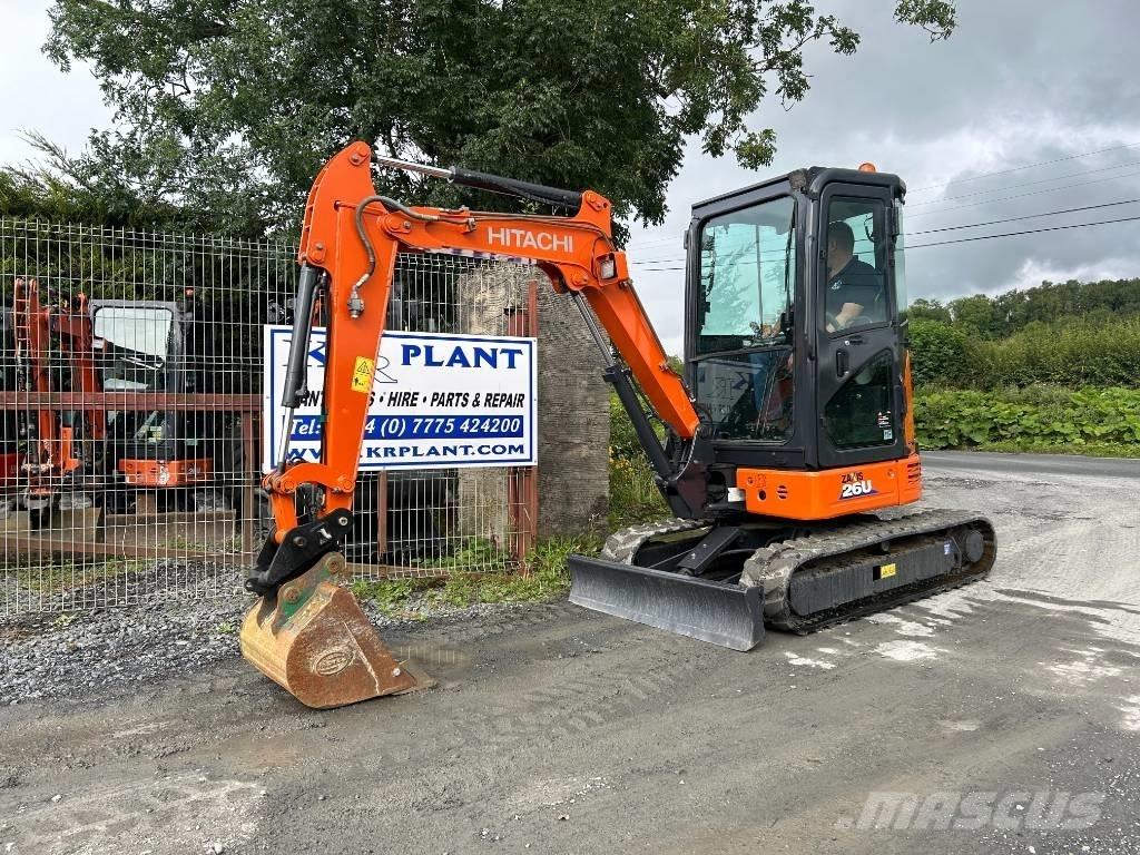 Hitachi ZX 26 U-6 Miniescavadeiras