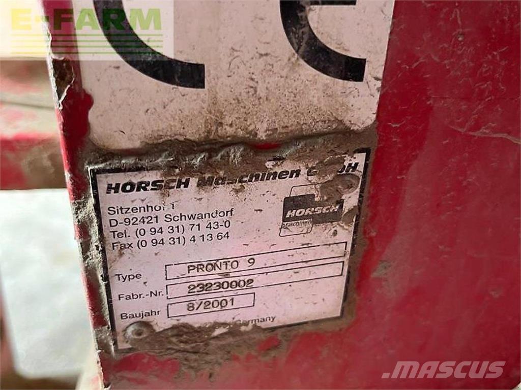 Horsch pronto rx9 Perfuradoras