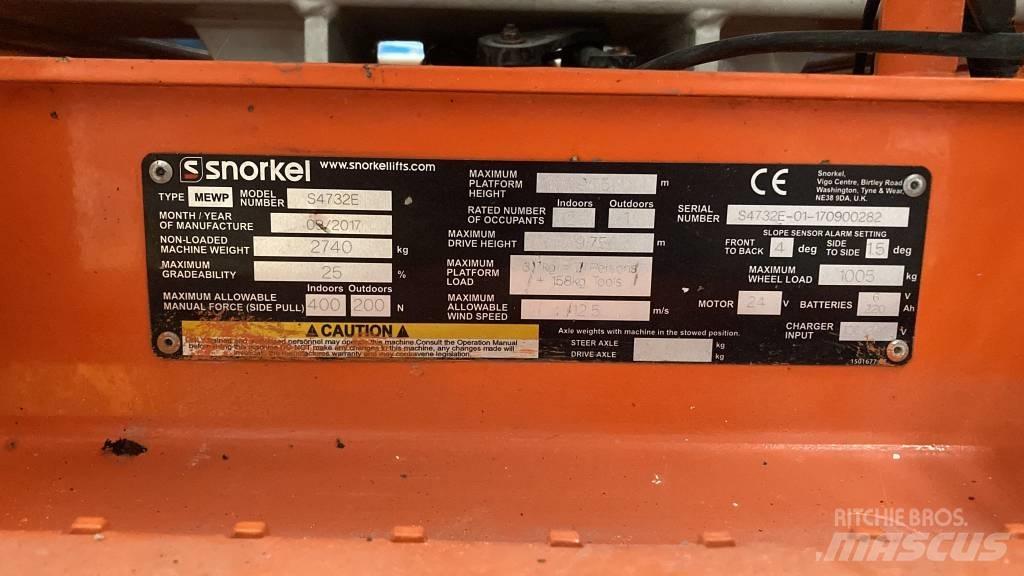 Snorkel S4732E Elevadores de tesoura