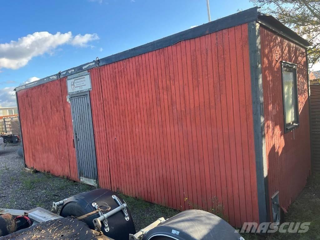  Arbetsbod Röd Tendas Construção