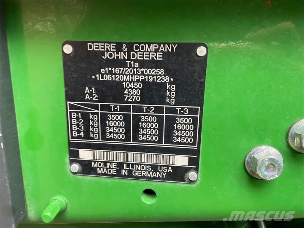 John Deere 6120M Tratores Agrícolas usados