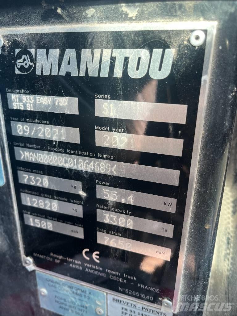 Manitou 933 Manipulador telescópico