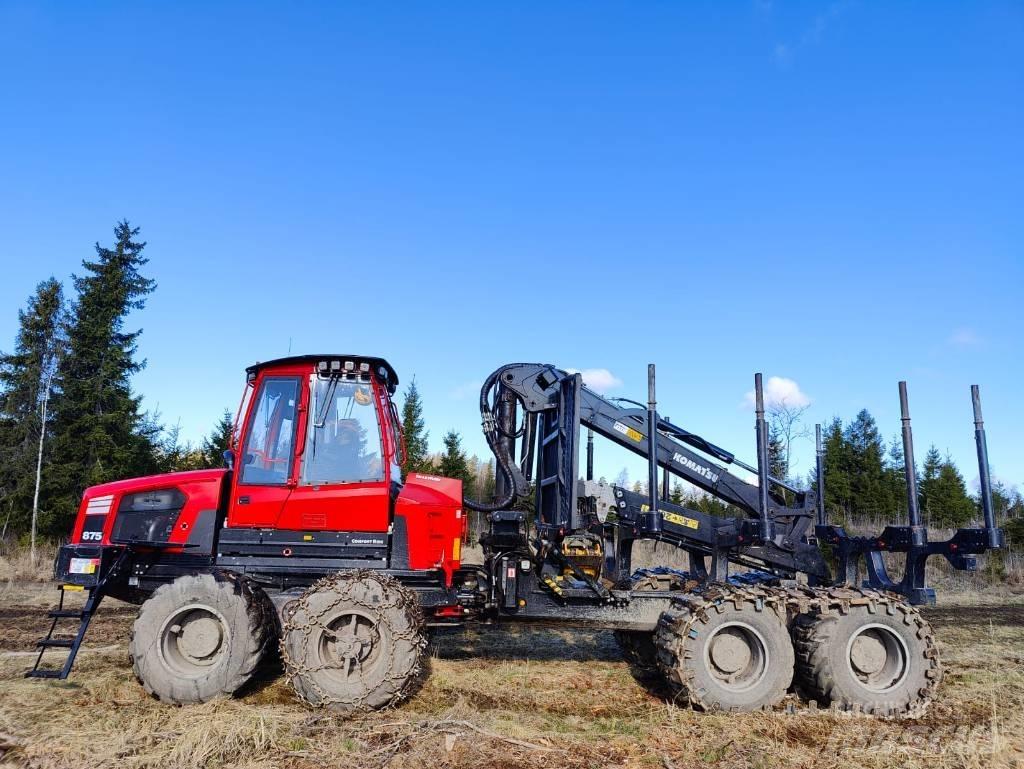 Komatsu 875 Forwarders florestais
