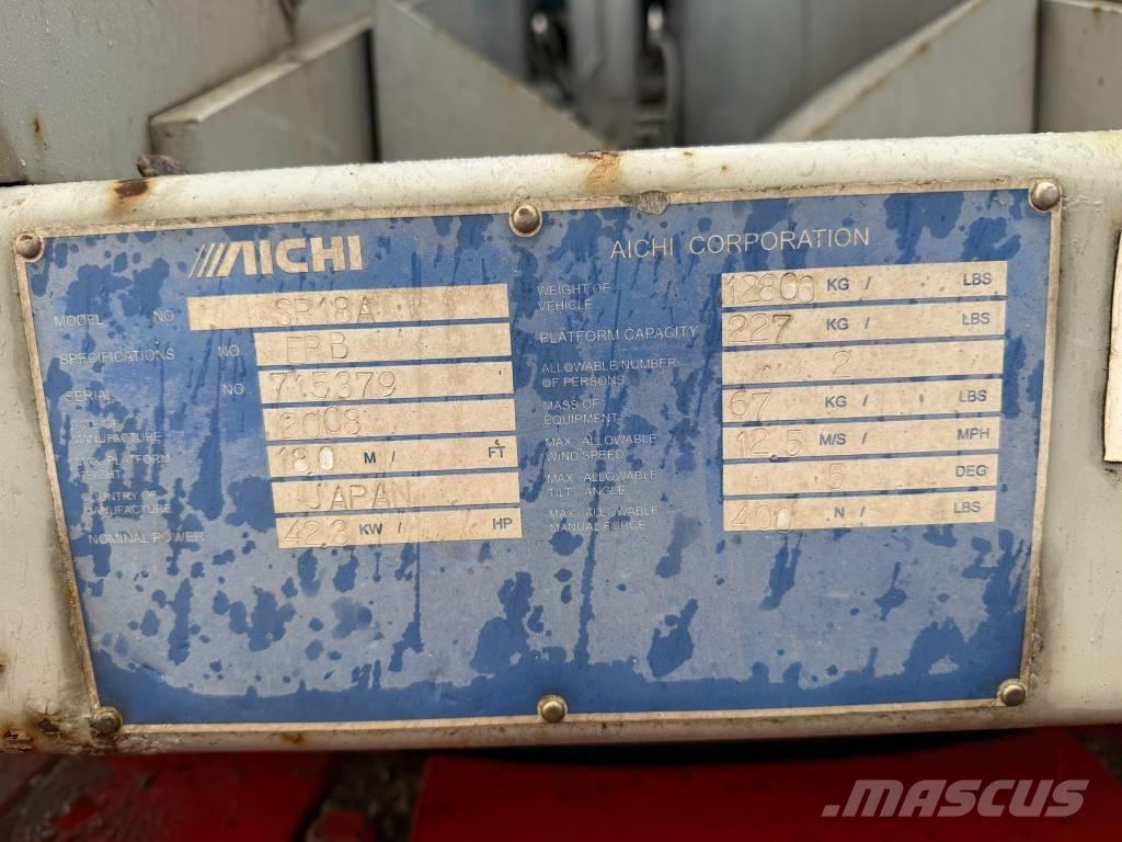 Aichi SR 18 A Elevadores braços Telescópicos