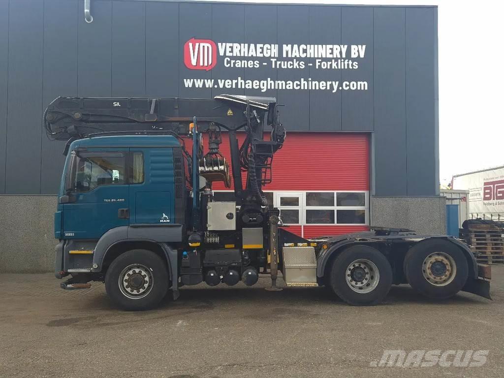 MAN TGA 26.480 Caminhões de transporte de troncos
