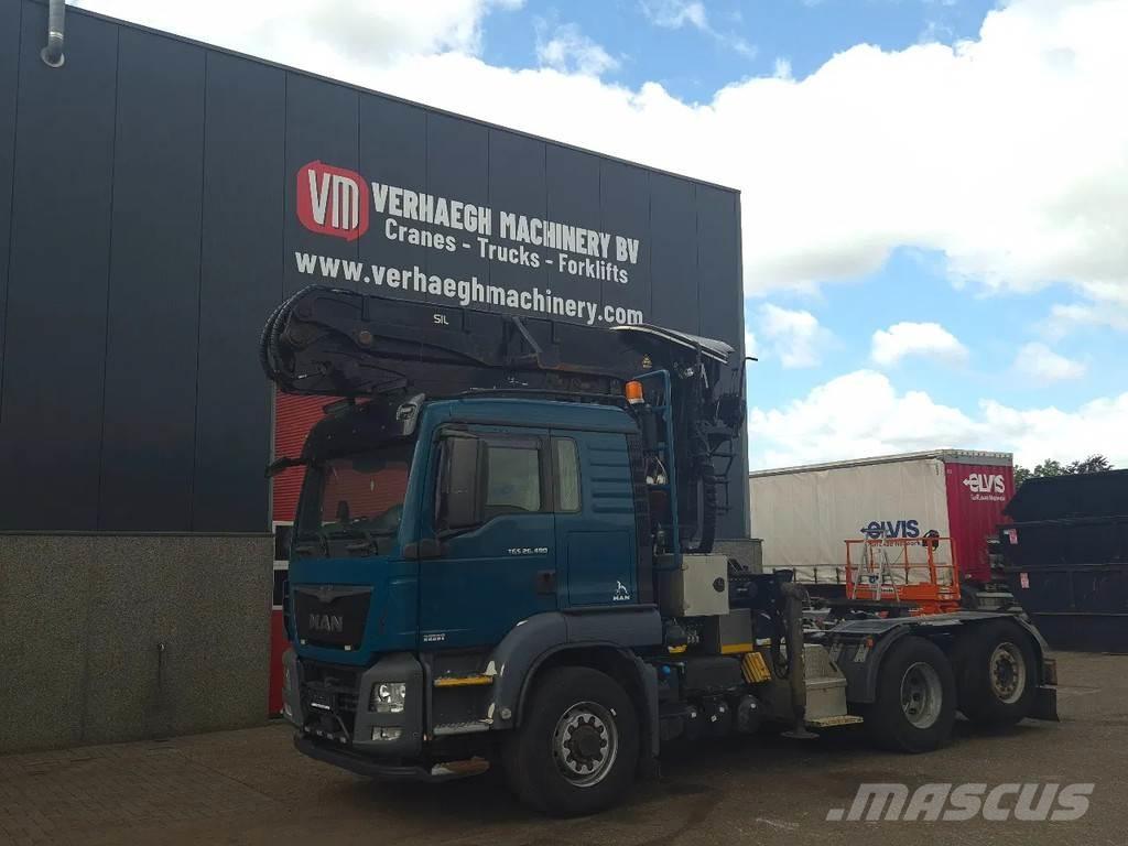 MAN TGA 26.480 Caminhões de transporte de troncos