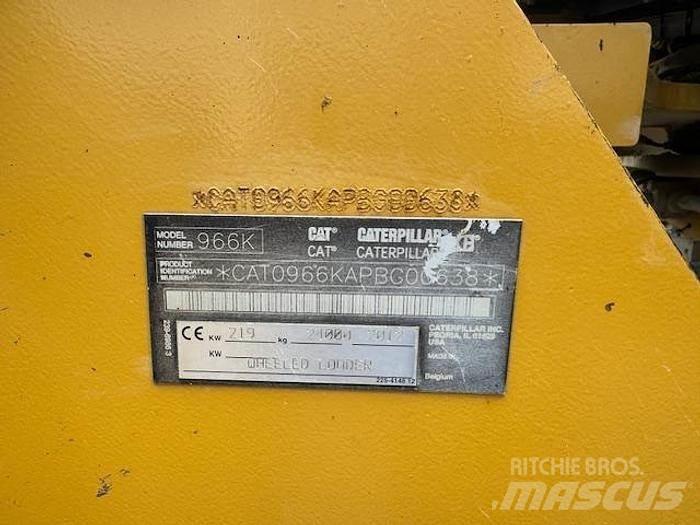 CAT 966K Carregadeiras de rodas