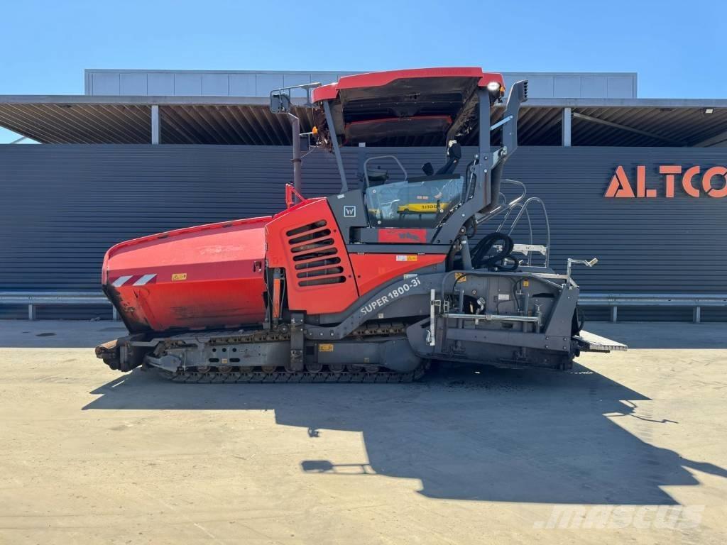 Vögele SUPER 1800-3I Espalhadoras de asfalto