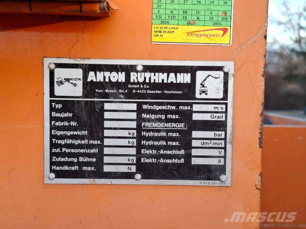 Mercedes-Benz 814 Camiões grua