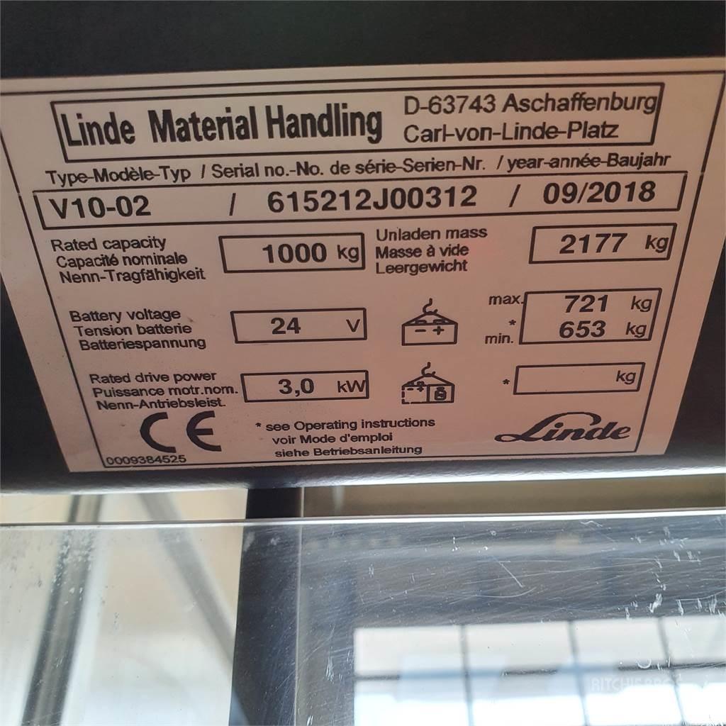 Linde V10 Preparadoras de encomendas de média elevação