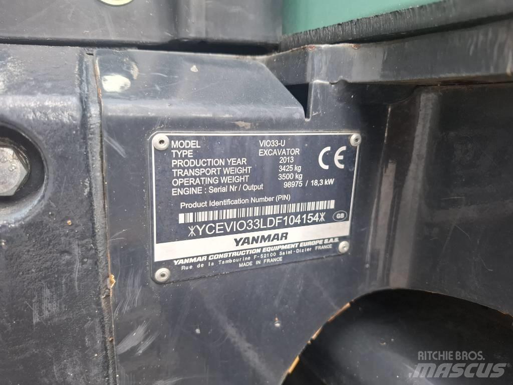 Yanmar Vio 33 U Miniescavadeiras