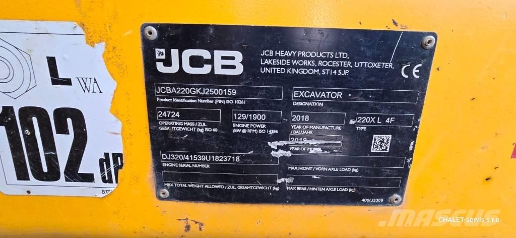 JCB 220 XL 4F Escavadeiras de esteiras