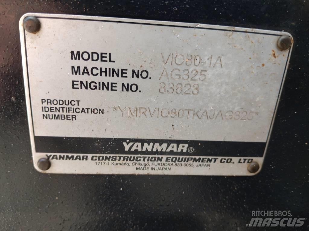 Yanmar ViO80-1a Escavadeiras de esteiras