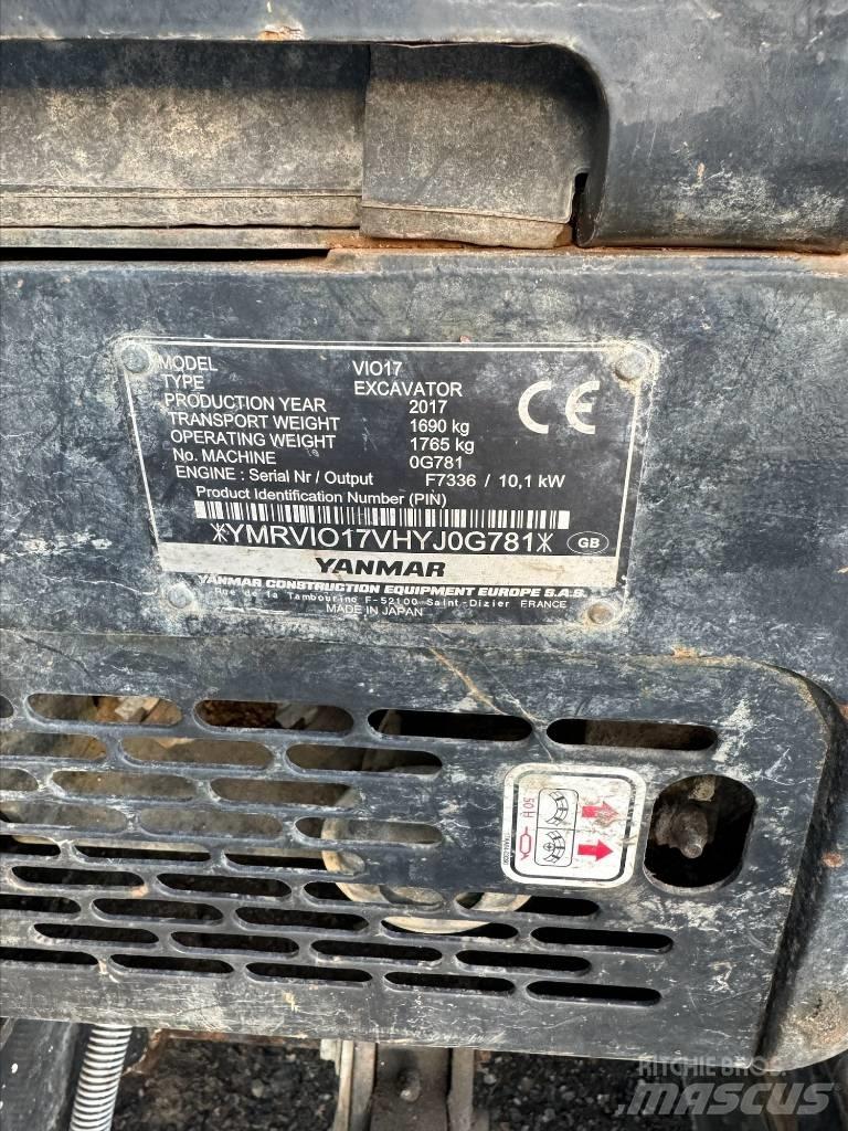 Yanmar Vio 17 Miniescavadeiras