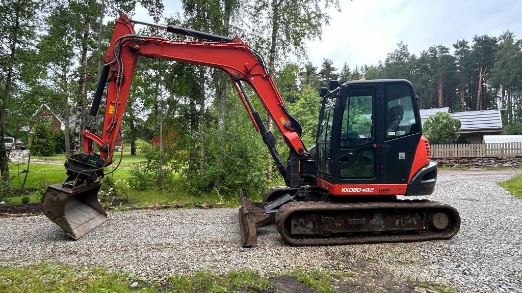 Kubota KX 080-4 CX Escavadoras Midi 7t - 12t
