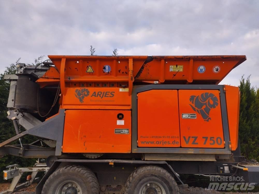 Arjes VZ 750 Trituradoras de lixo
