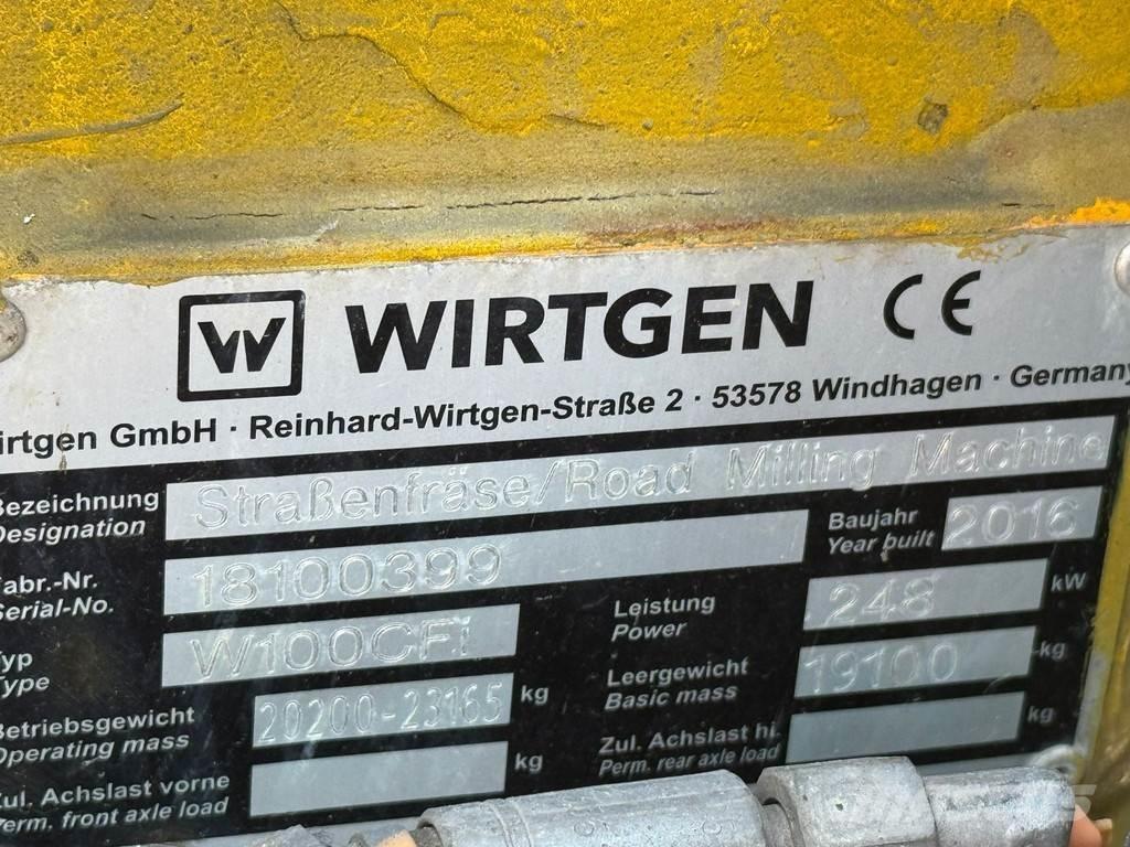 Wirtgen W100CFI Moinhos de asfalto a frio