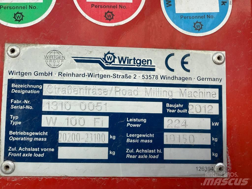Wirtgen W100Fi Moinhos de asfalto a frio
