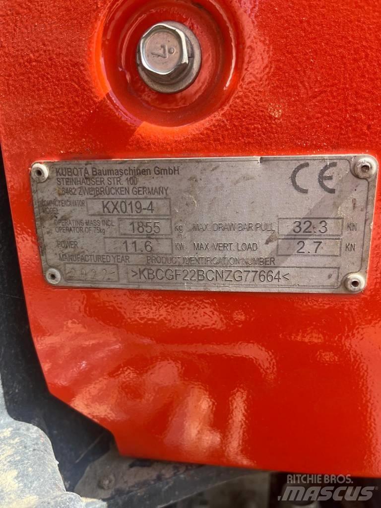 Kubota KX 019-4 Miniescavadeiras