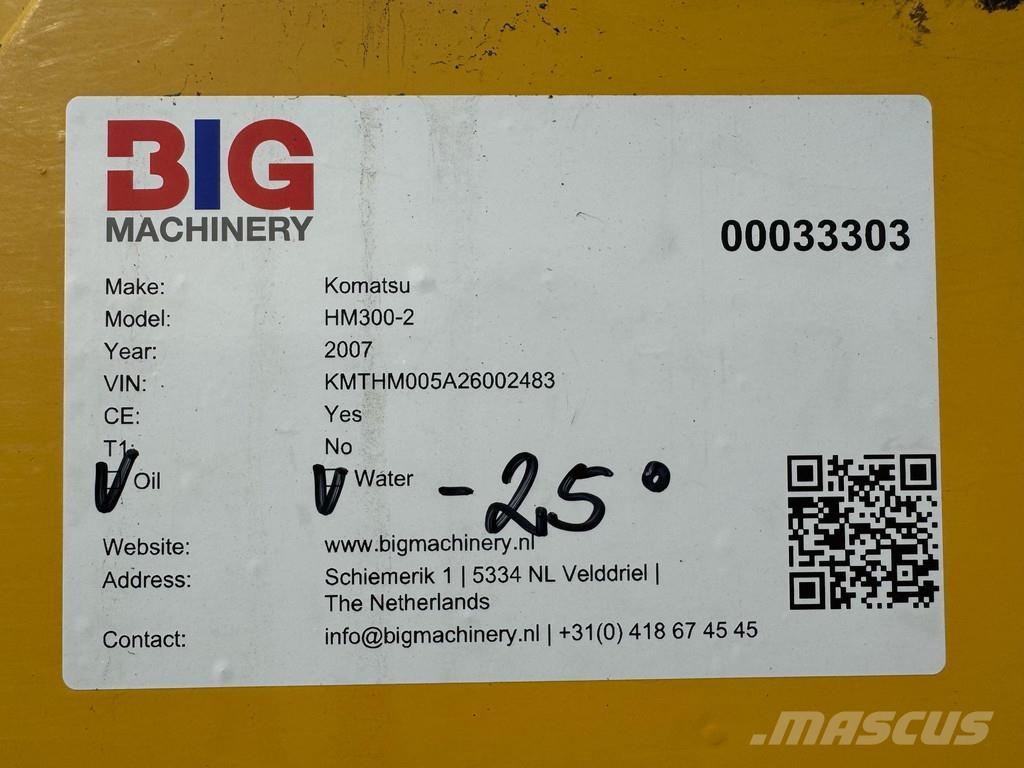 Komatsu HM300-2 Caminhões articulados