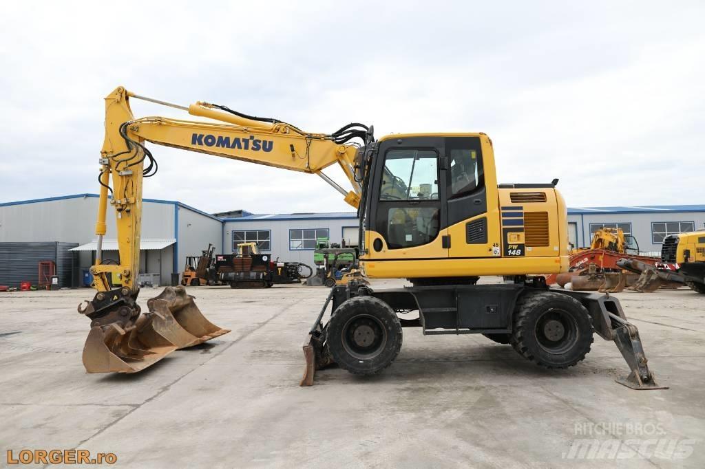 Komatsu PW 148-10 Escavadoras de rodas