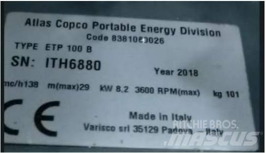 Atlas Copco ETP 100B Bombas de água