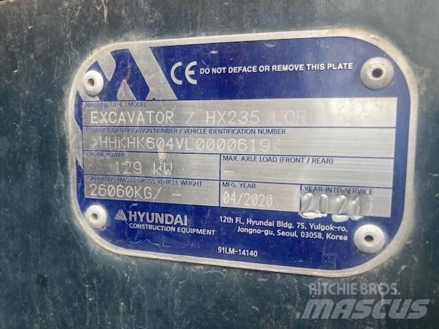 Hyundai HX 235 LCRD Escavadeiras de esteiras